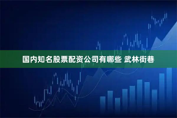 国内知名股票配资公司有哪些 武林街巷