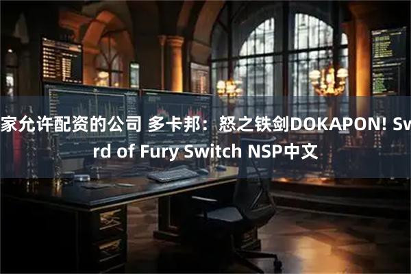 国家允许配资的公司 多卡邦:怒之铁剑DOKAPON! Sword of Fury Switch NSP中文